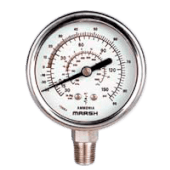 Marsh Bellofram Refrigeration Ammonia Gauge